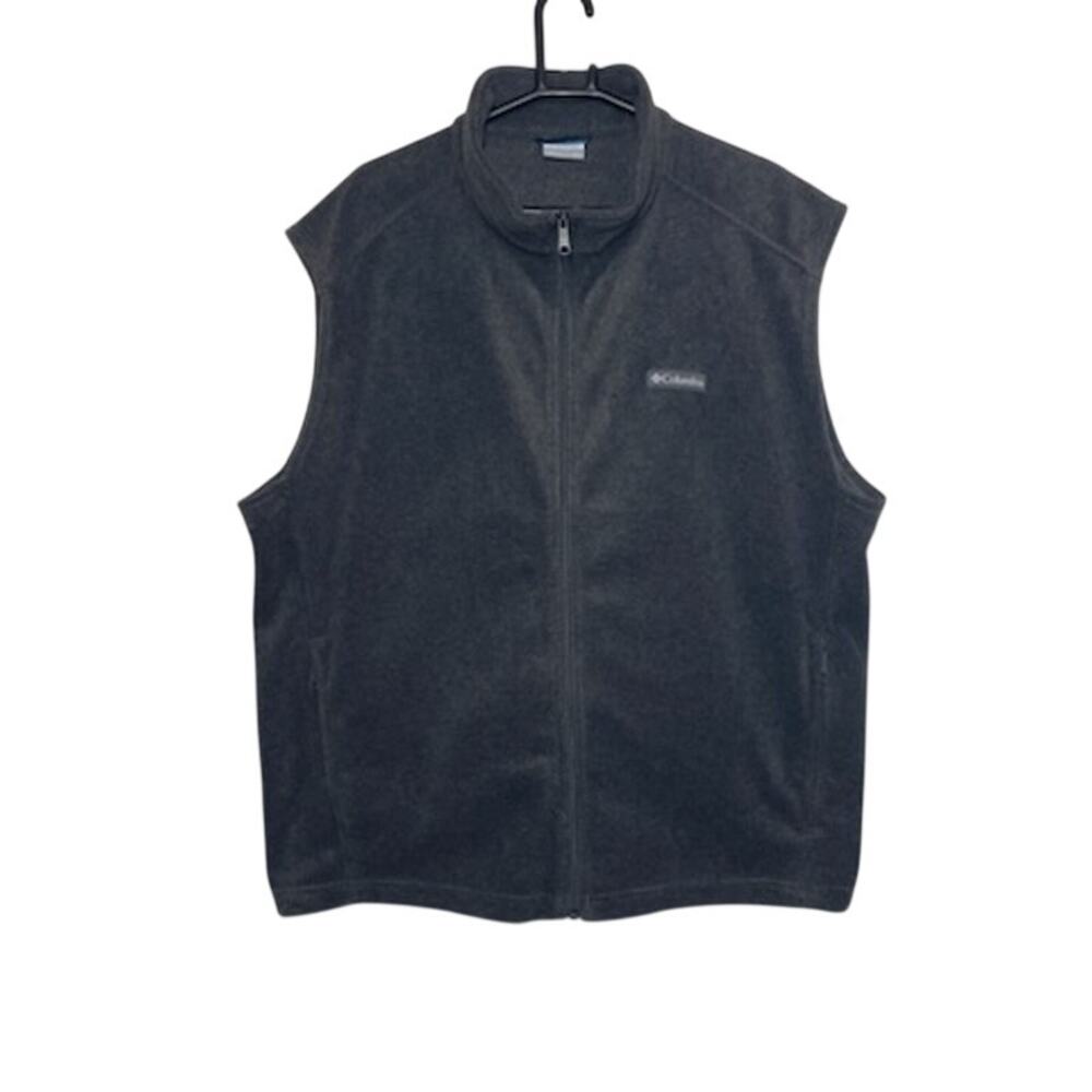 Columbia Men’s Sleeveless Vest • Dark Gray • Zip Up • XXL